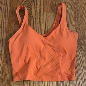 lululemon athletica Orange Tank Top